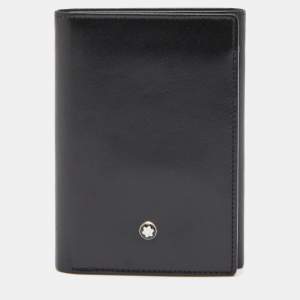 Montblanc Black Leather Meisterstück Business Card Holder