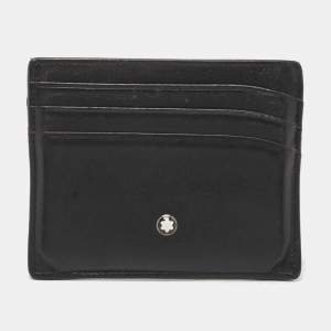 Montblanc Black Leather Meisterstuck Card Holder 6CC