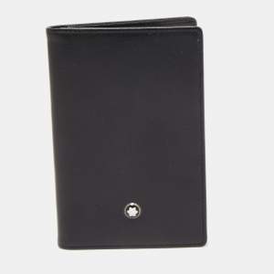 Montblanc Black Leather Meisterstück Business Card Holder
