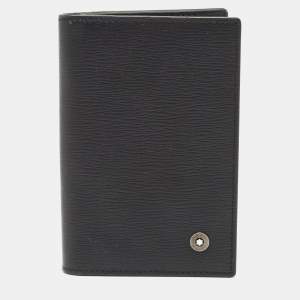 Montblanc Black Leather Westside Business Card Holder
