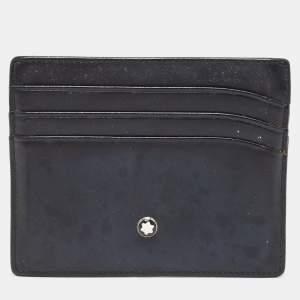 Montblanc Black Leather Meisterstuck Card Holder 6CC