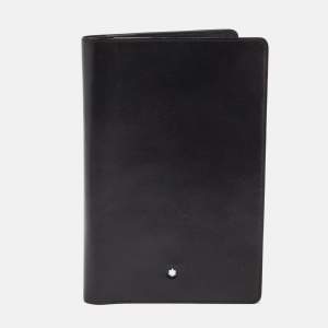 Montblanc Black Leather Meisterstuck Passport Holder