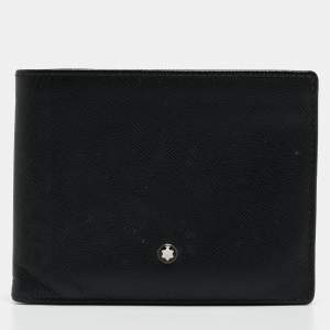 Montblanc Black Leather Meisterstück Bifold Wallet 