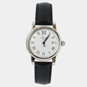 Pre Owned Montblanc Star 107114 Automatic Silver Stainless Steel Men's Wristwatch 39 mm