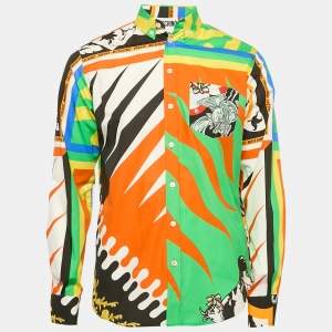 Moschino X Place Multicolor Printed Cotton Shirt M