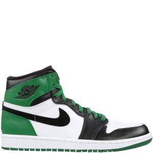 Air Jordan 1 x Nike Tricolor Leather Retro Celtics High Top Sneakers Size 43.5