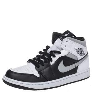 Air Jordan 1 Mid Nike Tricolor Leather High Top Sneakers Size 43.5