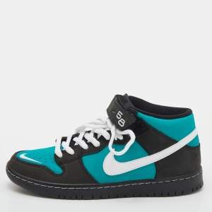 Nike Multicolor Leather And Mesh SB Dunk Mid Griffey Sneakers Size 42.5