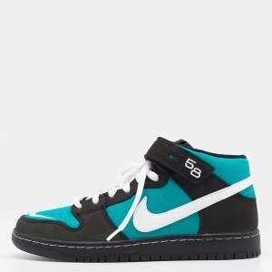 Nike Multicolor Leather And Mesh SB Dunk Mid Griffey Sneakers Size 40
