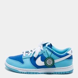 Nike Tricolor Leather Dunk Low Argon Low Top Sneakers Size 42