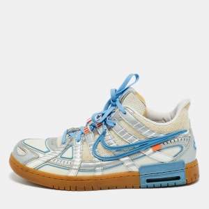 مملوكة مسبقًا Nike Dunk x Off-White Size 44.5 Multicolor Canvas and Mesh Lace Up Sneakers