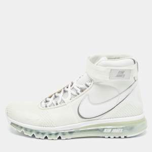 Nike Air White Canvas Max 360 Hi Kim Jones Sneakers Size 42.5