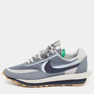 Pre Owned حذاء رياضي نايكي x ساكاي متعدد الألوان جلد وشبك أل دي وفل مقاس 42.5