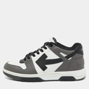 Off-White Tri-Color Leather Out Of Office Sneakers Size 44