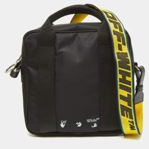 Off-White Black Nylon Messenger Bag
