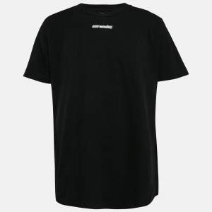 Off-White Black Arrow Print Cotton Jersey T-Shirt XL