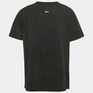 Off-White Black Arrow Print Jersey Crewneck T-Shirt S