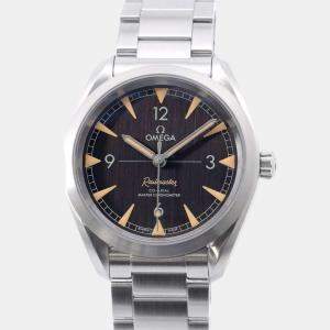 Omega Black Stainless Steel Seamaster 220.10.40.20.01.001 Automatic Men's Wristwatch 40 mm