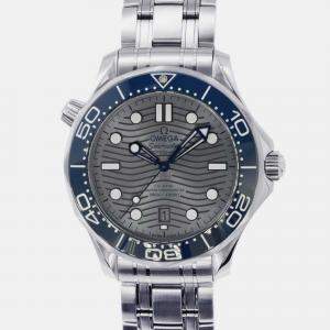 Omega Grey Stainless Steel Seamaster 210.30.42.20.06.001 Regular price Automatic Men's Wristwatch 42 mm