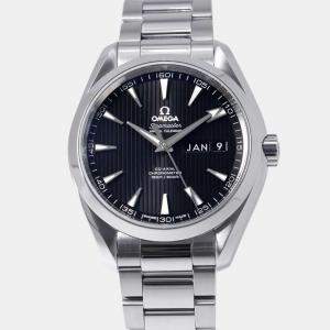 Omega Black Stainless Steel Seamaster Aqua Terra 231.10.43.22.01.002 Automatic Men's Wristwatch 43 mm