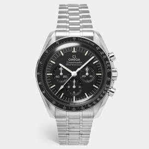 Omega Black Stainless Steel Speedmaster Moonwatch Professional  310.30.42.50.01.001 Men's Wristwatch 42 mm 