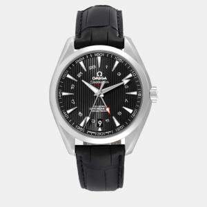 Omega Black Stainless Steel Seamaster Aqua Terra 231.13.43.22.01.001 Automatic Men's Wristwatch 43 mm