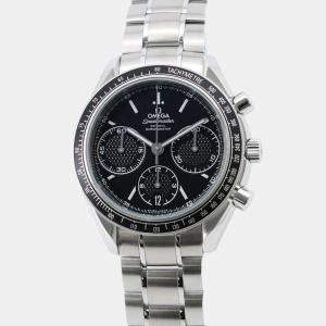 Omega Black Stainless Steel Speedmaster Racing 326.30.40.50.01.001 Automatic Men's Wristwatch 40 mm