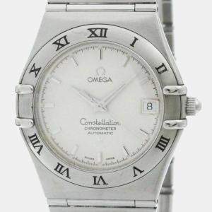 Omega Silver Stainless Steel Constellation 1502.30 Automatic Men's Wristwatch 36 mm