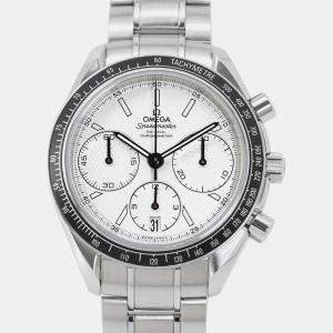 Omega Silver Stainless Steel Speedmaster Racing 326.30.40.50.02.001 Automatic Men's Wristwatch 40 mm