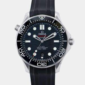 Omega Black Stainless Steel Seamaster 210.32.42.20.01.001 Automatic Men's Wristwatch 42 mm