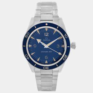 Omega Blue Seamaster Master Chronometer 234.30.41.21.03.001 Automatic Men's Wristwatch 41 mm