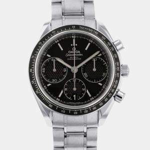 Omega Black Stainless Steel Speedmaster Racing 326.30.40.50.01.001 Automatic Men's Wristwatch 40mm