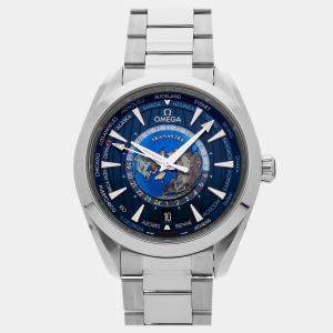Omega Seamaster Aqua Terra 150M Worldtimer 220.10.43.22.03.001 Automatic Men's Wristwatch 