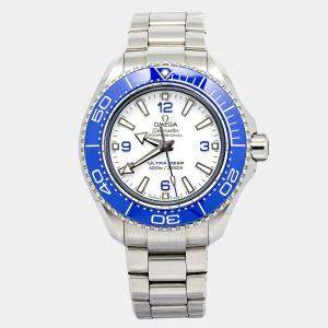 Omega Seamaster Planet Ocean Ultra 215.30.46.21.04.001 Automatic White Stainless Steel Men's Wristwatch 46mm