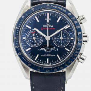 Omega Speedmaster Moonphase 304.33.44.52.03.001 Automatic Blue Stainless Steel Men's Wristwatch 44mm