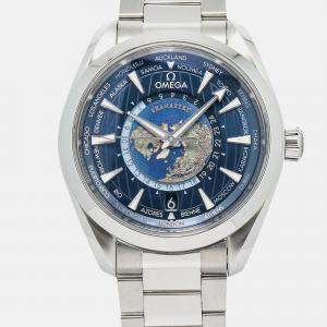 Omega Seamaster Aqua Terra 220.10.43.22.03.001 Automatic Blue Stainless Steel Men's Wristwatch 43mm