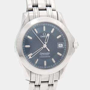 Pre Owned Omega Seamaster Automatic Stainless Stainless Steel Mens Wristwatch 35.5 mm
