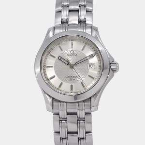 Pre Owned Omega  Seamaster 2511.31 Quartz Silver Stainless Steel Men's Wristwatch 36 mm