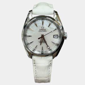 Pre Owned Omega Seamaster Aqua Terra 231.13.39.21.55.001 Automatic MOP Diamond Stainless Steel Men's Wristwatch 38.5 mm