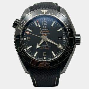 Pre Owned Omega Seamaster Planet Ocean Black 215.92.46.22.01.001 Automatic Black Stainless Steel Men's Wristwatch 45.5 mm