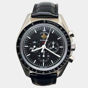 Pre Owned Omega Speedmaster Professional Moonwatch 311.30.42.30.01.001 Automatic Black Stainless Steel Men's Wristwatch 42 mm