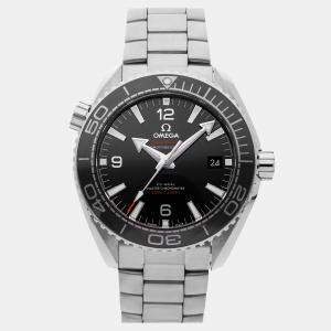 Pre Owned Pre-Owned Omega Seamaster Planet Ocean 600M 215.30.44.21.01.001  Black Automatic Stainless Steel Men's Wristwatch 43 mm