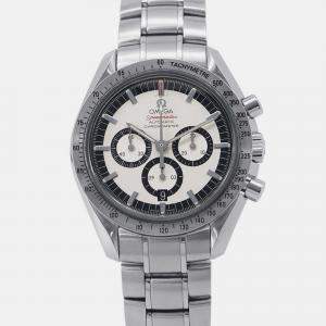 Pre Owned Omega Speedmaster 3506.31.00 Automatic White Stainless Steel Men's Wristwatch 42 mm