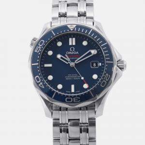 Pre Owned Omega Seamaster 212.30.41.20.03.001 Automatic Blue Stainless Steel Men's Wristwatch 41 mm