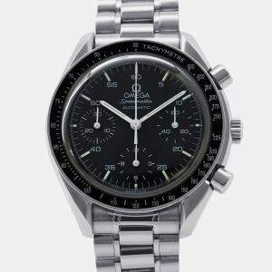 Pre Owned Omega Speedmaster 3510.5 Automatic Black Stainless Steel Men's Wristwatch 39 mm