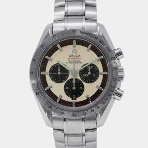 Pre Owned Omega Speedmaster 3559.32 Automatic White Stainless Steel Men's Wristwatch 40 mm
