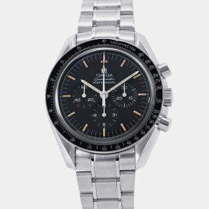 Pre Owned Omega Speedmaster Professional  Stainless Steel Black Dial3572.50.00 42 mm