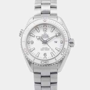 Pre Owned Omega Seamaster Planet Ocean 232.30.38.20.04.001 Automatic White Stainless Steel Men’s Wristwatch 37.5 mm