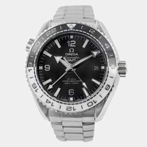 Pre Owned Omega Planet Ocean GMT 215.30.44.22.01.001 Automatic Black stainless steel Men's Wristwatch 43.5 mm
