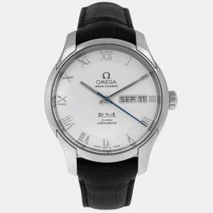 Pre Owned Omega Deville Annual Calendar 431.13.41.22.02.001 Automatic Stainless Steel Men's Wristwatch 41 mm